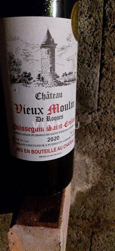 Bordeaux Puisseguin-saint-émilion Château Vieux Moulin de Roques 2020