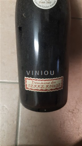 Languedoc Ospecificerad Domaine Serre Rouge Icke årgångsbetecknad