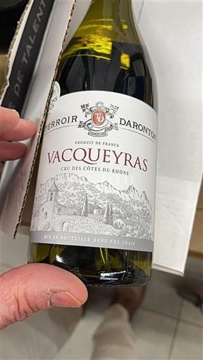 Rhônedalen Vacqueyras Terroir Daronton Ikke-årgang