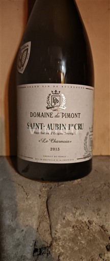 Borgoña San Aubin Premier Cru Domaine Pimont Les Chamois 2013