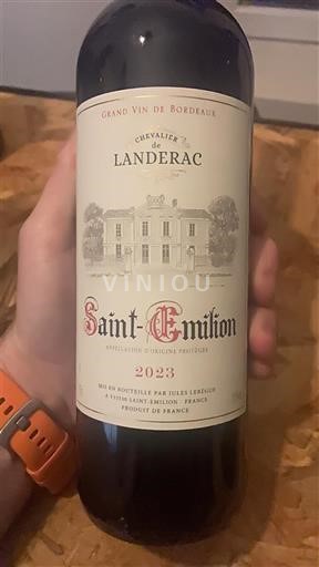 Bordeaux Saint-Émilion Chevalier de Landerac 2023