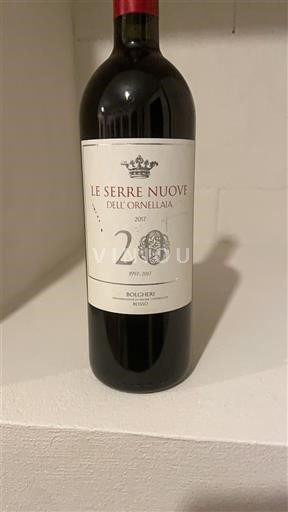 Toskánsko Bolgheri Ornellaia Le Serre Nuove dell'Ornellaia 2017