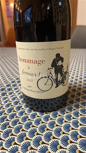 Roussillon Côtes du Roussillon Villages Maison Parcé frères hommage à fernand 2022