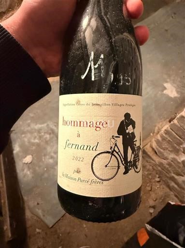 Roussillon Côtes du Roussillon Villages Maison Parcé frères hommage à fernand 2022