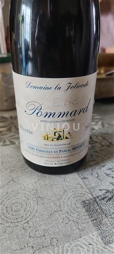 Borgogna Pommard Domaine La Jolivode 2016