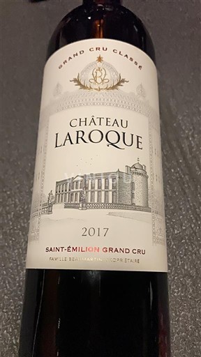 Bordeaux Saint-Émilion Grand Cru Grand Cru Classé Château Laroque 2017