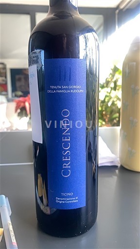 Ticino Ni doloceno Tenuta San Giorgio della Famiglia Rudolphi Crescendo 2014