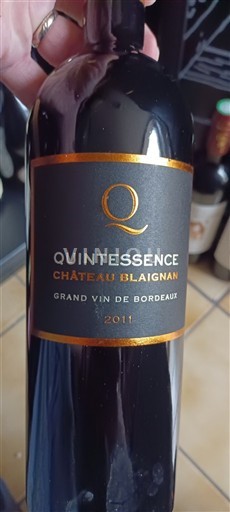 Bordeaux Médoc Château Blaignan Quintessence 2011