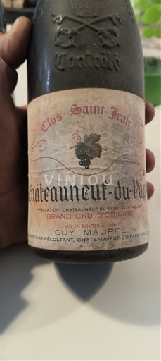 Rona dolina Châteauneuf-du-Pape Clos Saint Jean 1977