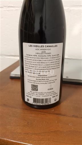 Languedoc Minervois Les Vieilles Canailles Vieilles Vignes 2018