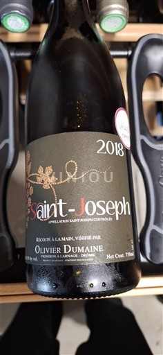 Valle del Ródano Saint-Joseph Olivier Dumaine 2018