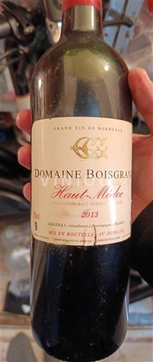 Bordeaux Haut-Médoc Domaine Boisgrand 2013