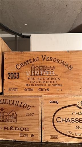 Bordeaux Haut-Médoc Château Verdignan 2003