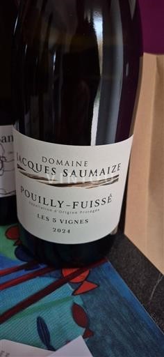 Bourgondië Pouilly-fuissé Domaine Jacques Saumaize Les 5 Vignes 2024