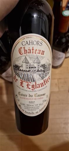 South West Cahors Château L'Églantier du Chaisne 2017