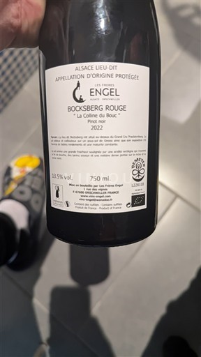 Elsass Les Frères Engel Bocksberg Rouge La Colline du Bouc 2022