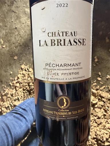 Lounais-Ranska Pécharmant Château La Briasse Prestige 2022