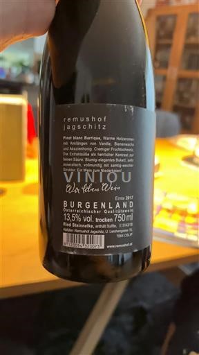 Vina Blanc sec Remushof Jagschitz 2017 Avstrija Gradišce Ni doloceno