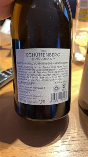Niederösterreich Carnuntum DAC Carnuntum Ried Schüttenberg Chardonnay 2019