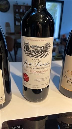 Bordeaux Puisseguin-saint-émilion Château Marsauda Bellevue Bois Lamoutine 2023