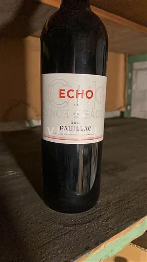 Bordeaux Pauillac Lynch-Bages Echo de Lynch-Bages 2009