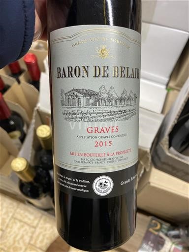 Bordeaux Graves Baron de Belaire 2015