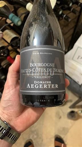 Bourgogne Hautes Côtes de beaune Domaine Aegerter Valleriot Non Millésimé