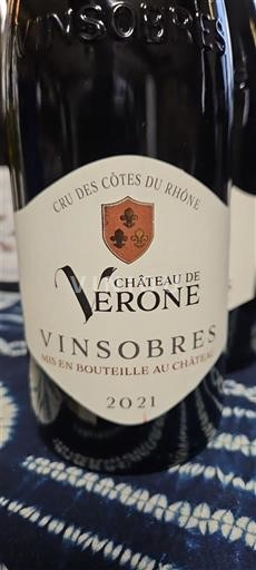 Rhône Valley Vinsobres Château Vérone 2021