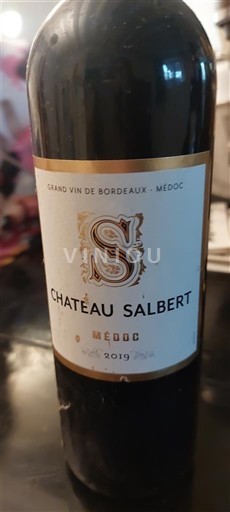 Bordéus Médoc Château Salbert 2019