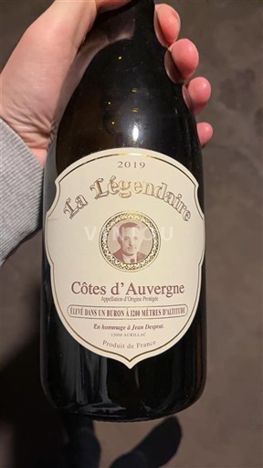 Rượu vang Blanc sec La Légendaire 2019 Pháp Thung lũng sông Loire Côtes-d'auvergne AOC