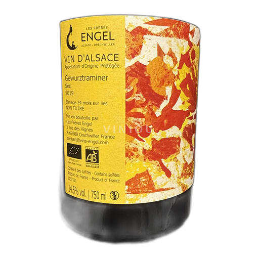 Vina Blanc sec Gewurztraminer Les Frères Engel 2019 Francija Alzacija Gewürztraminer AOC