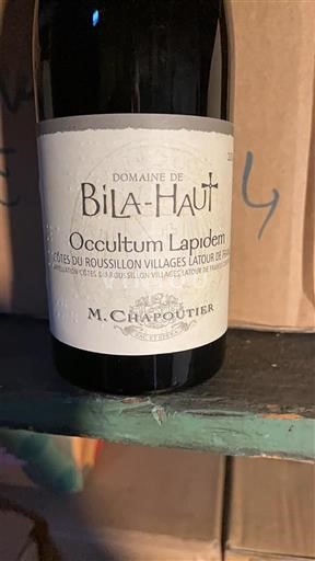 Roussillon Côtes du Roussillon Villages Domaine Bila-Haut Occultum Lapidem 2015