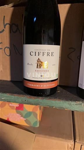 Languedoc Faugères Château Ciffre Terroirs d'Altitude 2020