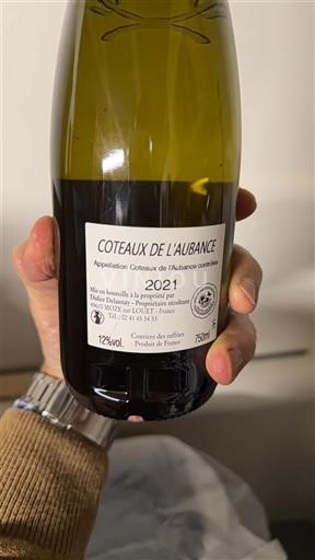 Rượu vang Blanc moelleux Domaine Moyer-Huchet 2021 Pháp Thung lũng sông Loire Coteaux-de-l'aubance AOC