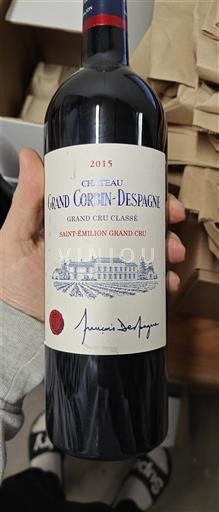 Bordeaux Saint-Émilion Grand Cru Grand Cru Classé Château Grand Corbin-Despagne 2015