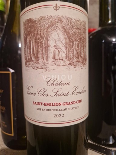 Bordeaux Saint-Émilion Grand Cru Château Vieux Clos Saint-Emilion MOUTY 2022