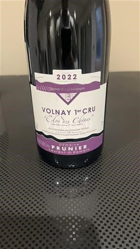 Burgundsko Volnay Premier Cru Domaine Prunier Clos des Chênes 2022