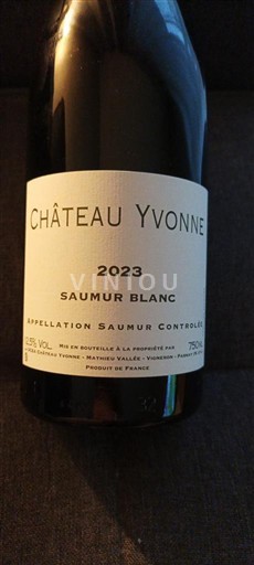 Vallée de la Loire Saumur Château Yvonne 2023