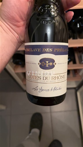Rhône-dalen Côtes-du-Rhône Les Vignerons de l'Enclave Enclave des Prélats 2019