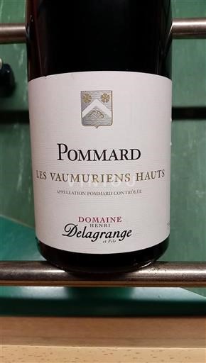 Bourgogne Pommard Domaine Henri Delagrange Les Vaumuriens Hauts Non Millésimé