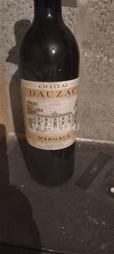 Bordeaux Margaux Grand Cru Château Dauzac 1999