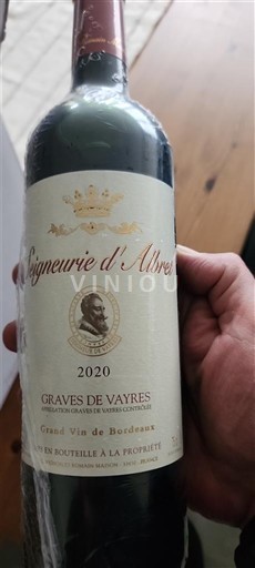 Bordeaux Graves-de-Vayres Seigneurie d'Albret 2020