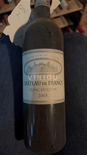 Bordeaux Pessac-Léognan Château France 2005