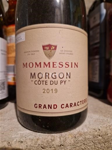 Beaujolais Morgon Mommessin Côte du Py Grand Caractère 2019