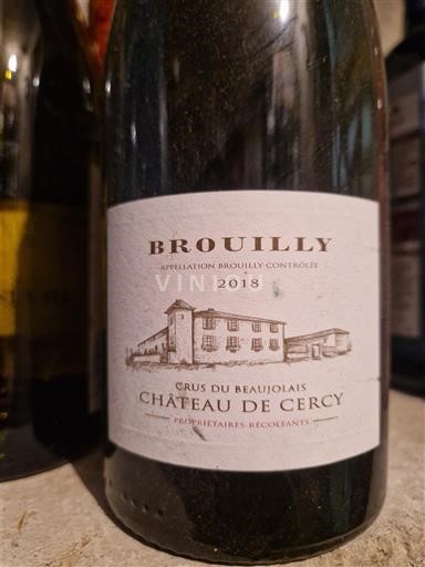 Beaujolais Brouilly Château Cercy 2018