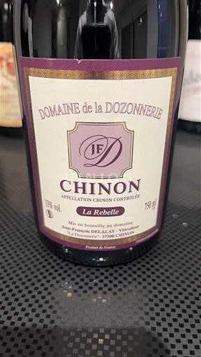 Vale do Loire Chinon Domaine La Dozonnerie La Rebelle 2022
