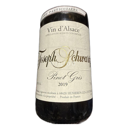 Alsasko Rulandské šedé Joseph Schwartz Pinot Gris Particulière 2019