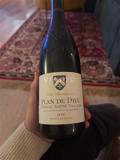 Rhônedalen Côtes-du-Rhône-Villages Plan de Dieu Les Aumôniers 2024