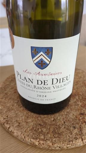 Thung lũng Rhône Côtes-du-rhône-villages Plan de Dieu Les Aumôniers 2024