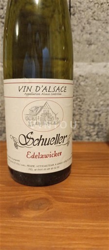 Alsace Schueller Edelzwicker Không niên vụ
